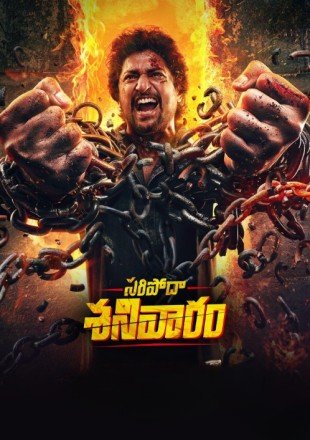Saripodhaa Sanivaaram Hindi Dubbed Movie Download HDRip