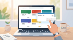 How to Leave a Class in Google Classroom
